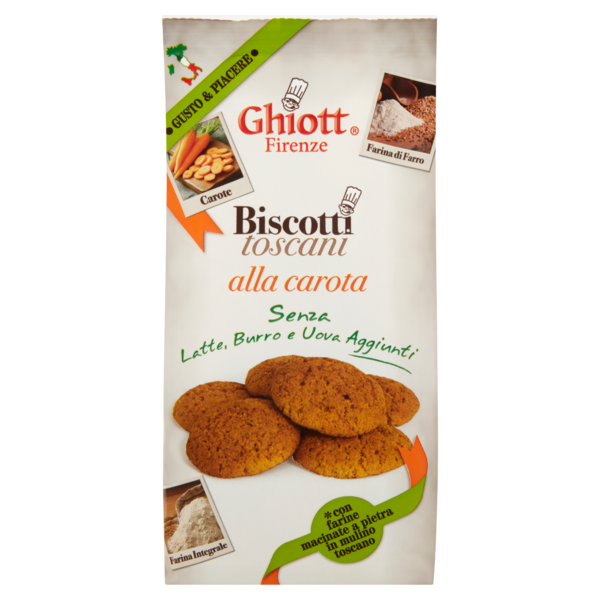 Ghiott Firenze Gusto & Piacere Biscotti toscani alla carota 300 g