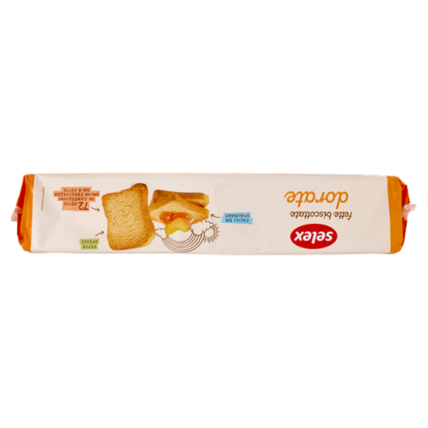 Selex Fette Biscottate Classiche in Confezioni Salvafreschezza 18x4 fette 640 g