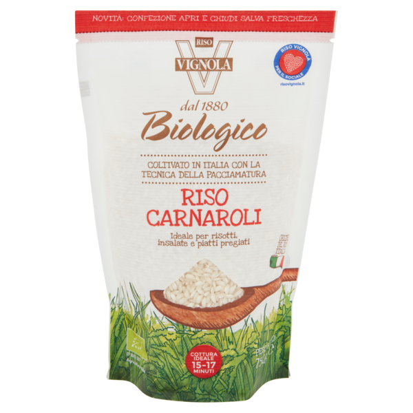 Riso Vignola Biologico Riso Carnaroli 750 g