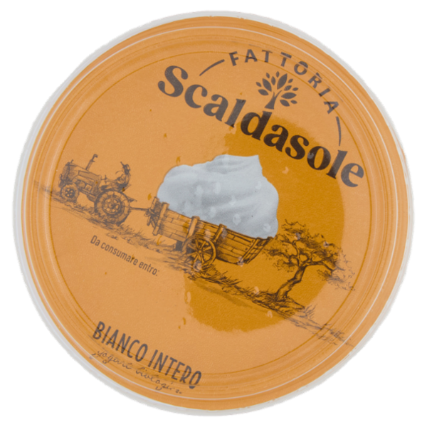 Scaldasole Yogurt Naturale Biologico Bianco Intero 500 g