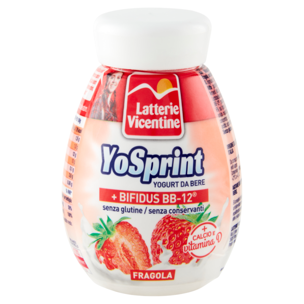 Latterie Vicentine YoSprint Yogurt da Bere Fragola 200 g