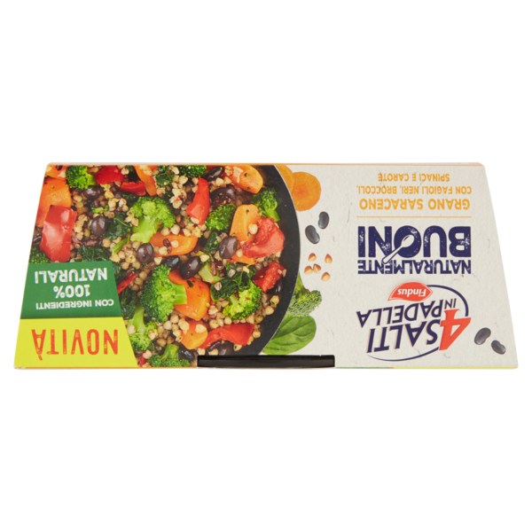 4 Salti in Padella Findus Naturalmente Buoni Grano Saraceno, Fagioli, Broccoli, Spinaci, Carote 350g