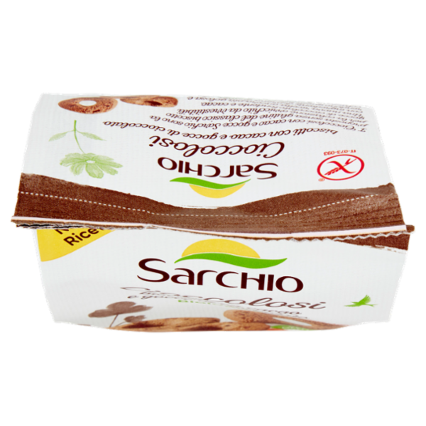 Sarchio Cioccolosi biscotti con cacao e gocce di cioccolato Biologico 200 g