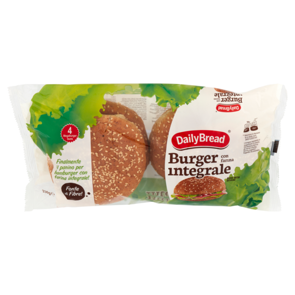 DailyBread Burger con farina integrale 4 x 82,5 g