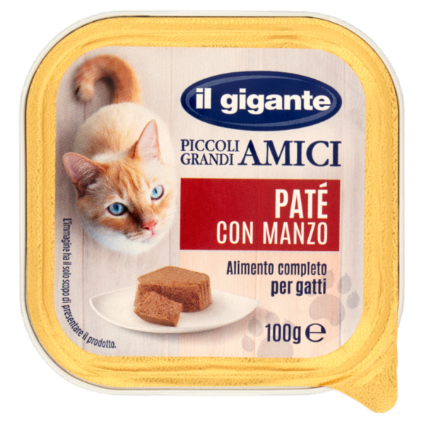 IL GIGANTE Piccoli Grandi Amici Paté con Manzo 100 g