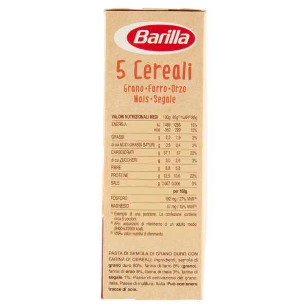 Barilla Penne rigate 5 cereali 400g