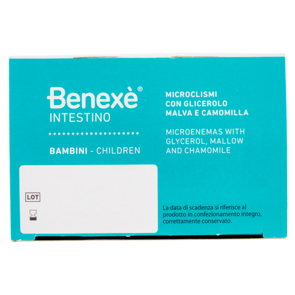 Benexè Intestino Microclismi con Glicerolo, Malva e Camomilla Bambini 6 x 3 g