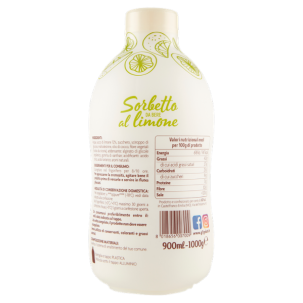 G7 Sorbetto da Bere al limone 1000 g