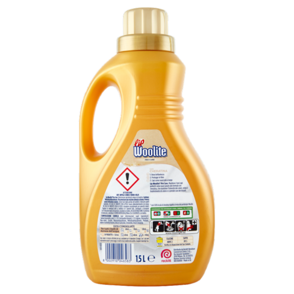 Woolite Detersivo lavatrice Keratina 25 lavaggi 1,5 L