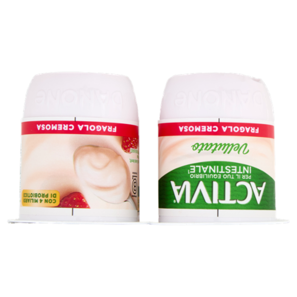 ACTIVIA Vellutato Fragola 4 vasetti x 125 g