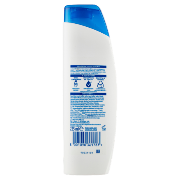 Head & Shoulders Shampoo Antiforfora Uomo, Men Ultra Anticaduta con Caffeina 225 ml