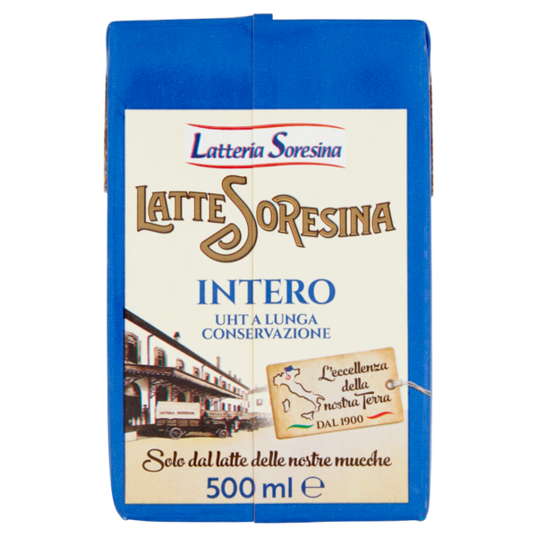 Latteria Soresina Latte Soresina Intero UHT a Lunga Conservazione 500 ml