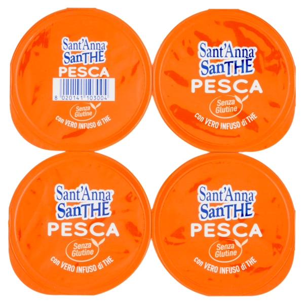 SanThè Sant'Anna Pesca 4 x 200 ml