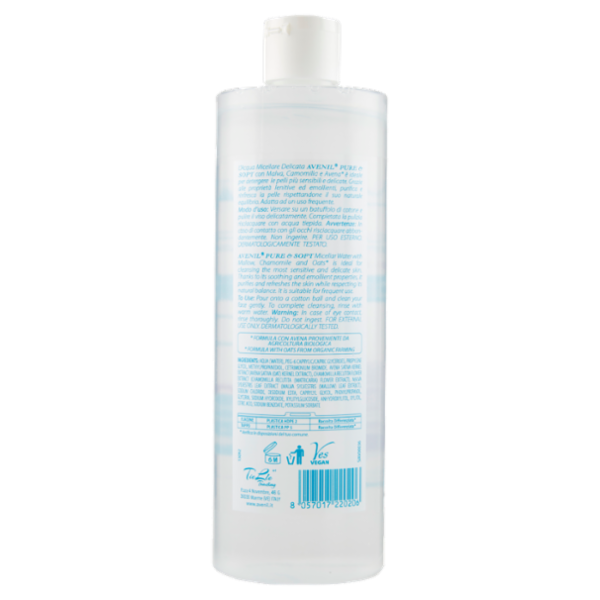 Avenil pure & soft Acqua Micellare Delicata malva & camomilla 400 ml