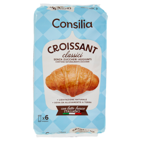 Consilia Croissant Classici Senza Zuccheri Aggiunti 6x40 g