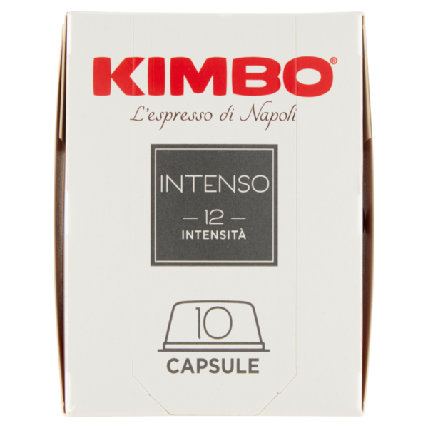 Kimbo Intenso Capsule Compatibili con le Macchine ad Uso Domestico Lavazza a Modo Mio* 10 x 7,5 g