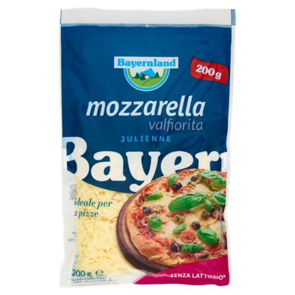 Bayernland mozzarella valfiorita Julienne 200 g