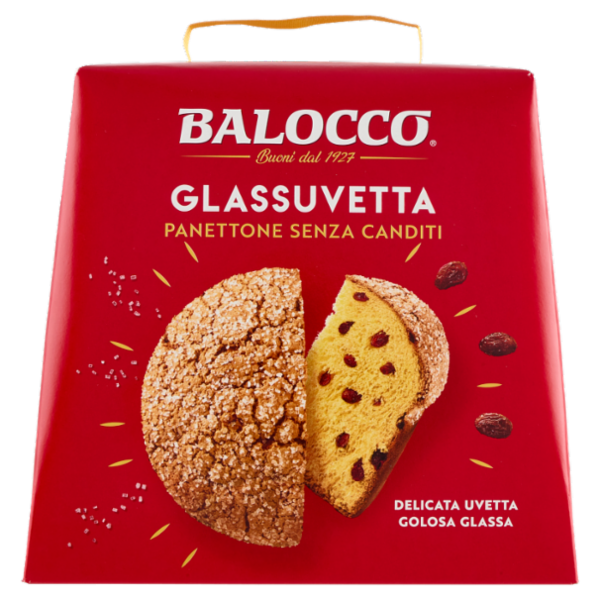 Balocco Glassuvetta Panettone Senza Canditi 750 g