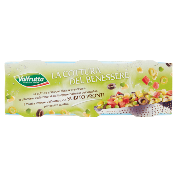 Valfrutta Cotti a Vapore Mix Mediterraneo 3 x 140 g