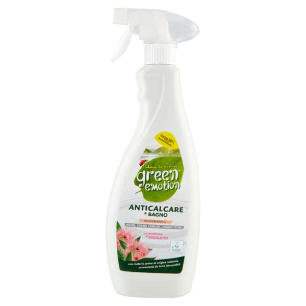 green emotion Anticalcare e Bagno con profumo di Eucalipto 750 ml