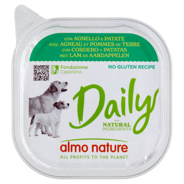almo nature Daily Adult Dog con Agnello e Patate 300 g