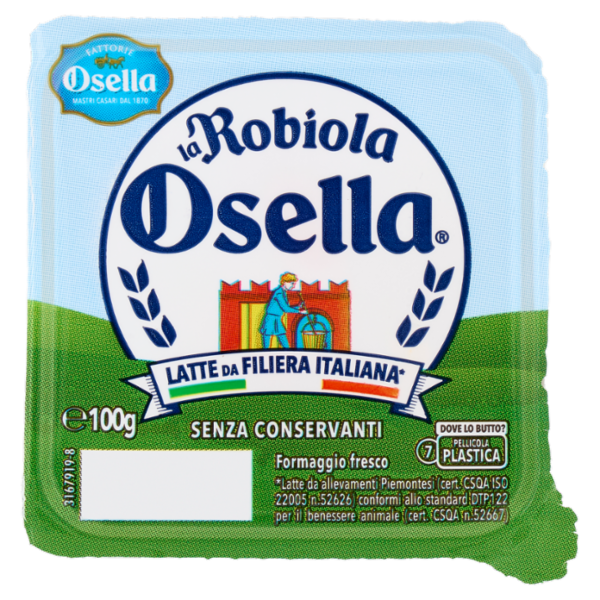 Fattorie Osella la Robiola Osella formaggio fresco - 100 g