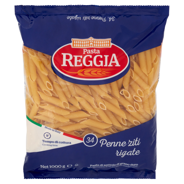Pasta Reggia 34. Penne ziti rigate 1000 g