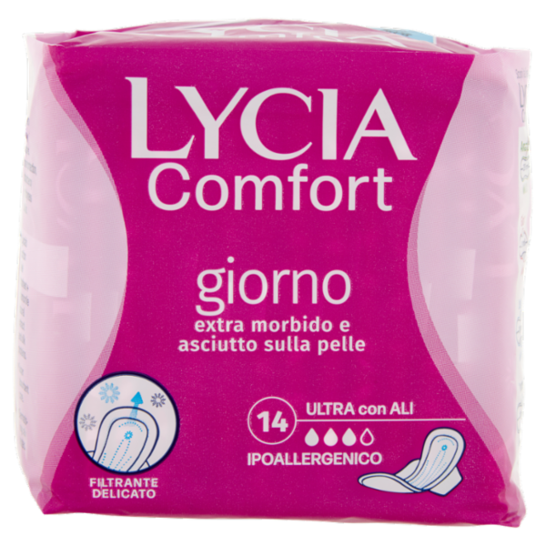 Lycia Comfort giorno Ultra con Ali 14 pz