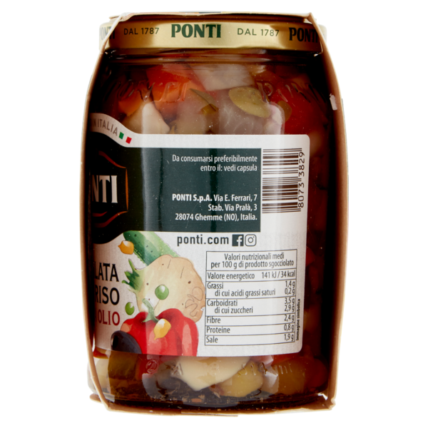 Ponti Insalata per Riso Senza Olio 3 x 290 g