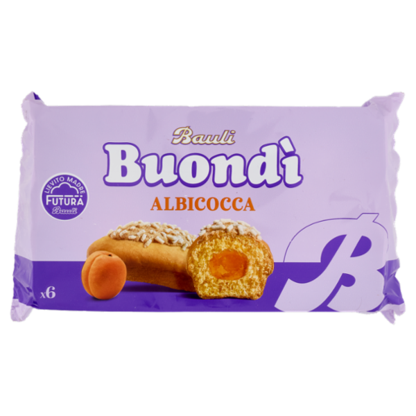 Bauli Buondì l'Originale Albicocca 6 x 43 g