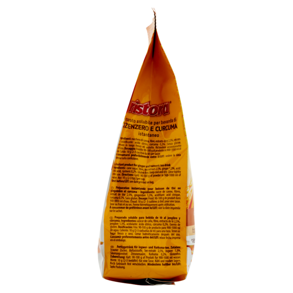 ristora Preparato solubile per bevanda di Tè Zenzero & Curcuma Istantaneo 750 g