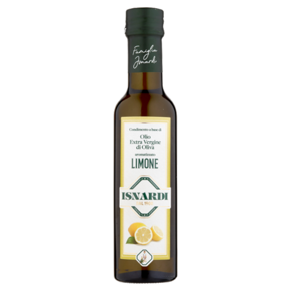Isnardi Condimento a base di Olio Extra Vergine di Oliva aromatizzato Limone 0,250 l