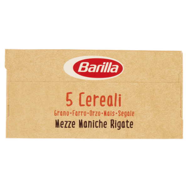 Barilla Pasta 5 Cereali Mezze Maniche Rigate Fonte di fibre 400 g