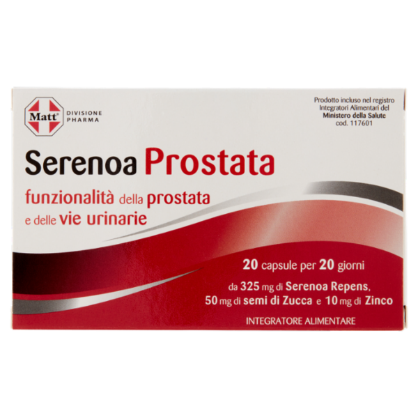 Matt Divisione Pharma Serenoa Prostata 20 capsule 14,6 g