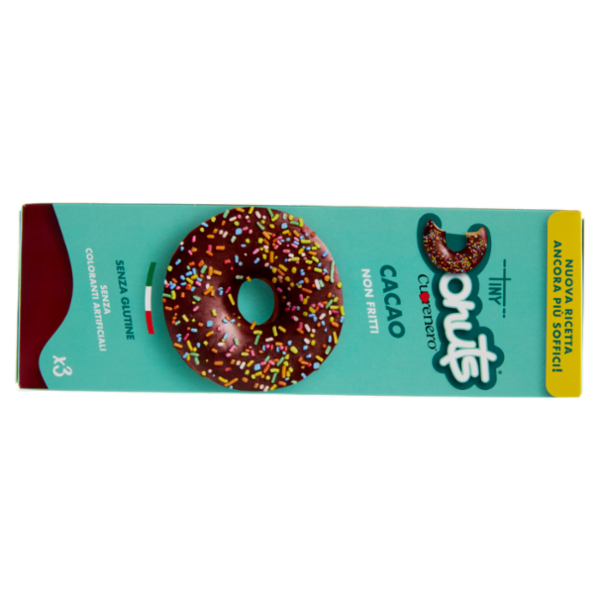 Cuorenero Tiny Donuts Cacao 3 x 37 g