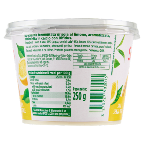 Sojasun Bifidus Limone 250 g