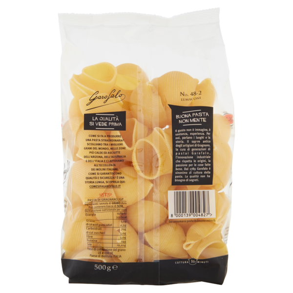Garofalo Lumaconi No. 48-2 Pasta di Gragnano IGP 500 g