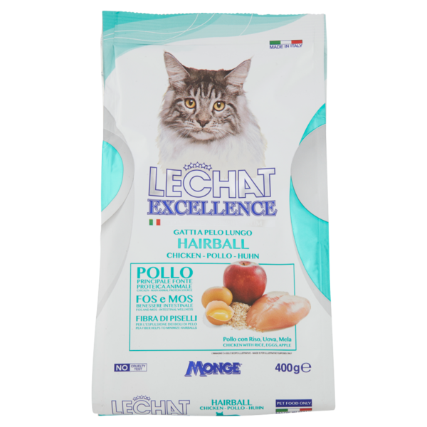 LeChat Excellence Hairball Pollo 400 g