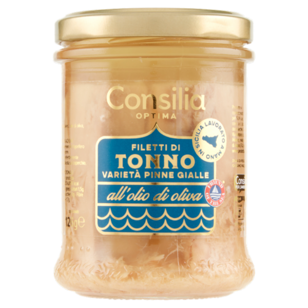 Consilia Optima Filetti di Tonno all'Olio di Oliva 180 g