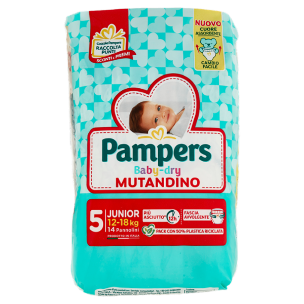 Pampers Baby-dry Mutandino Junior 14 pz