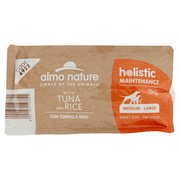 almo nature holistic Maintenance Medium Large Adult Dog con Tonno e Riso 2 kg