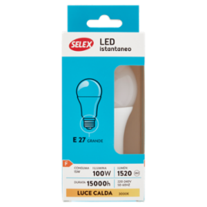 Selex Lampadina Led SMD Goccia E27 15W