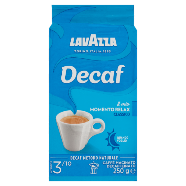 Lavazza, Dek Classico Caffè Macinato Decaffeinato - 250 g