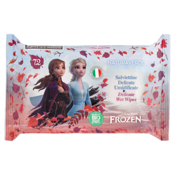 Naturaverde Kids Salviettine Delicate Umidificate Disney Frozen 72 pz