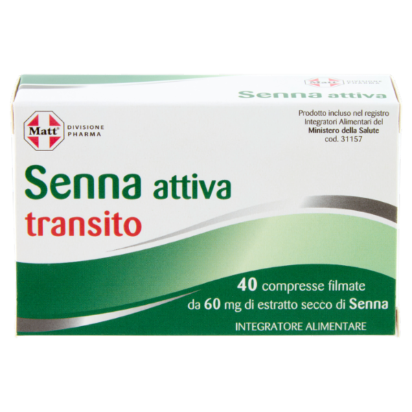 Matt Divisione Pharma Senna attiva transito 40 compresse 5,28 g