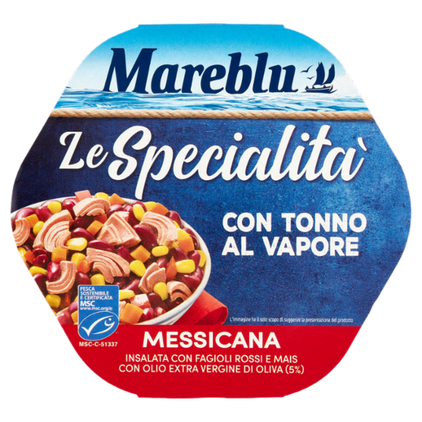 Mareblu Le Specialità con Tonno al Vapore Messicana 220 g