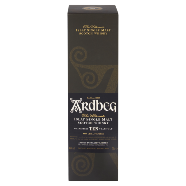 Whisky Ardbeg 10 Years Old 70 cl. Astuccio
