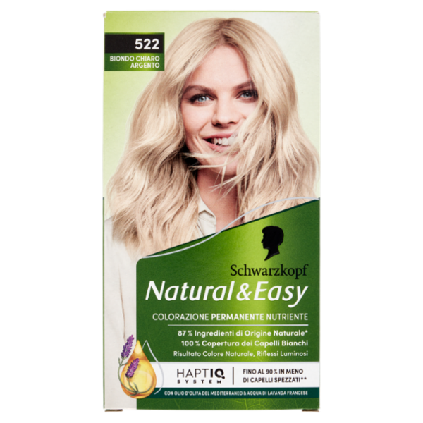 Schwarzkopf Natural&Easy 522 Biondo Chiaro Argento