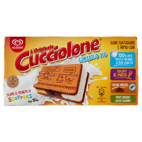 Algida l'Originale Cucciolone Classico 6 x 480 g