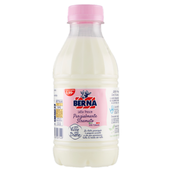 Berna Latte Fresco Parzialmente Scremato 500 ml